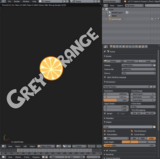 Grey Orange Theme