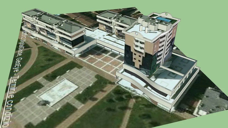 Complesso di uffici e case