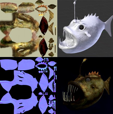 Angler Fish with HR sculpti
