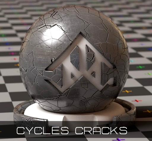 Cycles Procedural Cracks/Scratches with Worn Edges