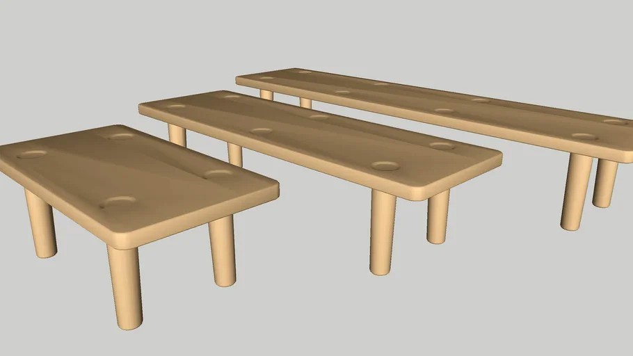 Cappellini oak table modules by jasper morrison