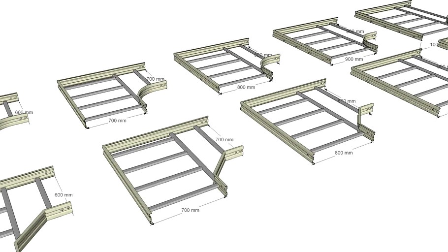 Cable Ladder Horizontal Elbow 90.