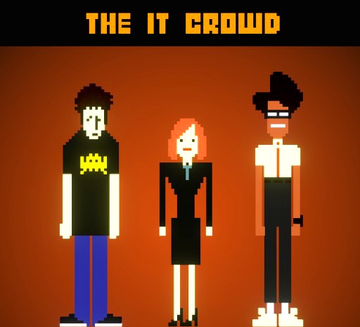 The IT Crowd - Block Art
