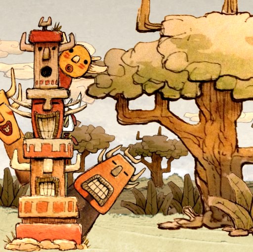 Tribal Scene - Blender Cutout Animation Workshop