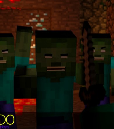 MineCraft Blender Blocks and Rig