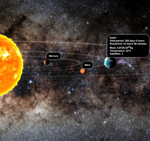 Blend4Web Planetarium