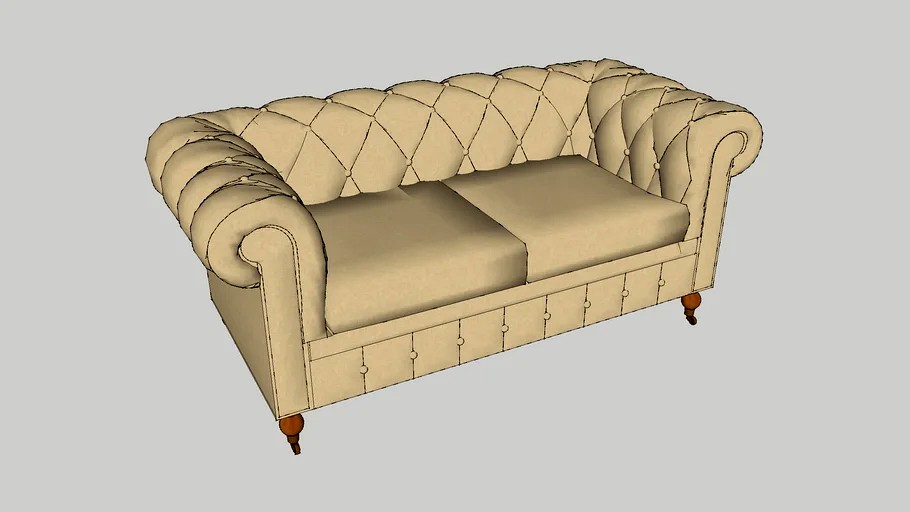 Chesterfield Couch Small