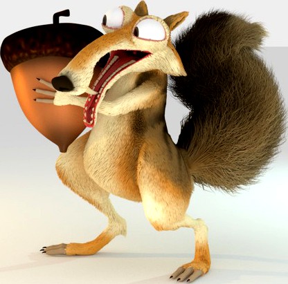 Scrat from Ice Age