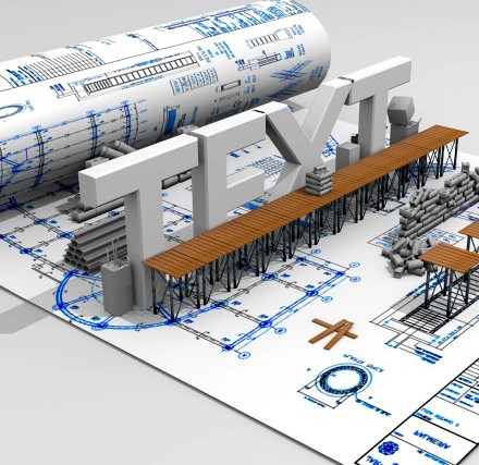 construction text