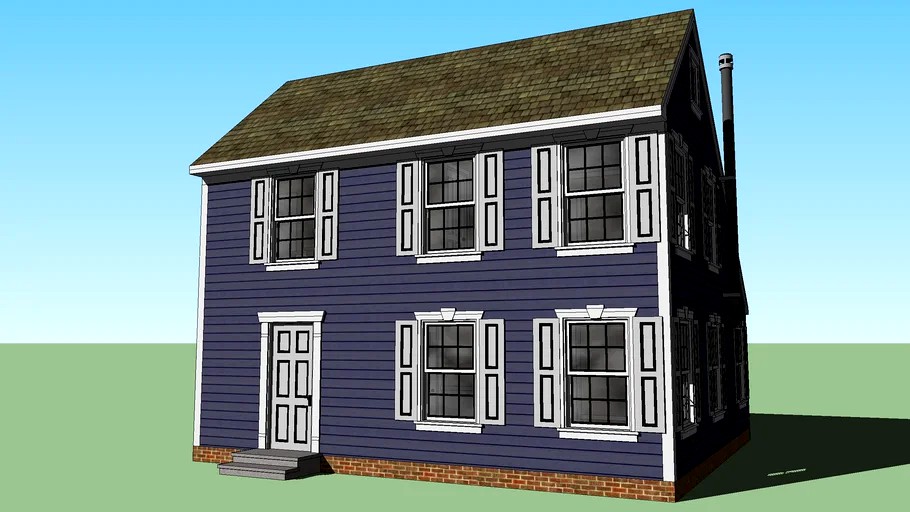 Colonial Saltbox House