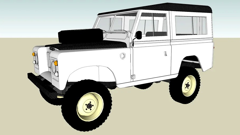 Modified Land Rover Series 2 3d