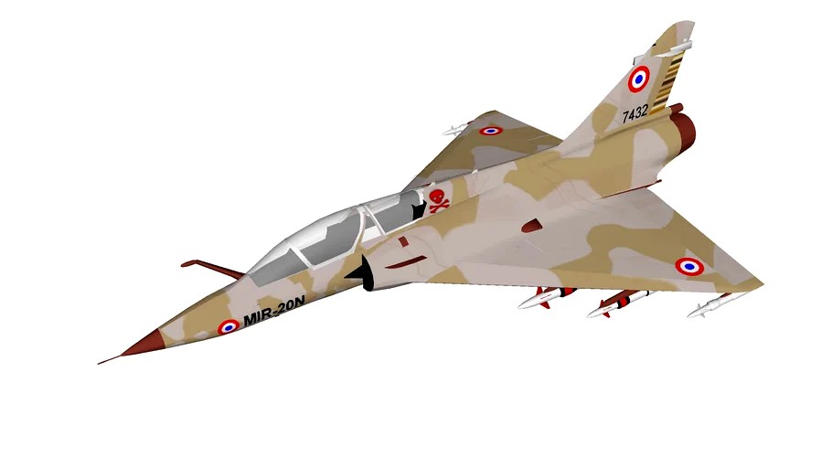 avion de chasse Mirage-2000 Dassault