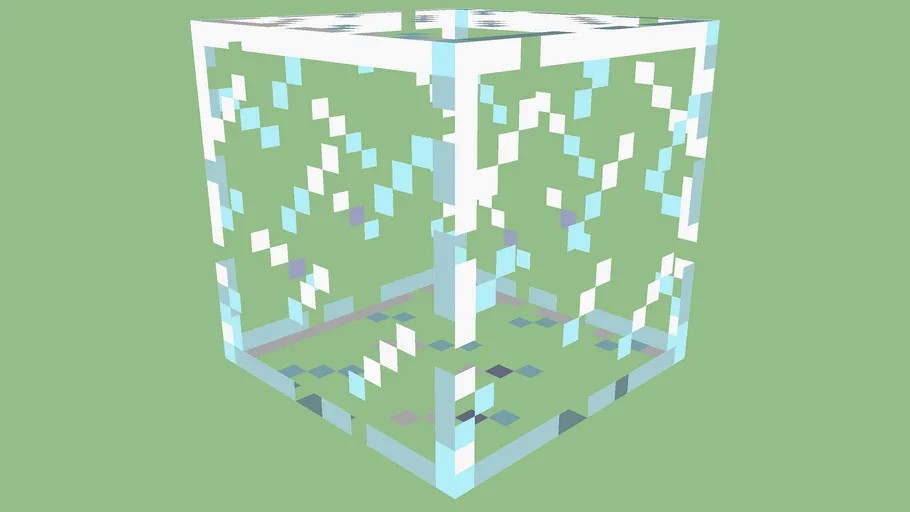 Minecraft Glass Block by Zapperier