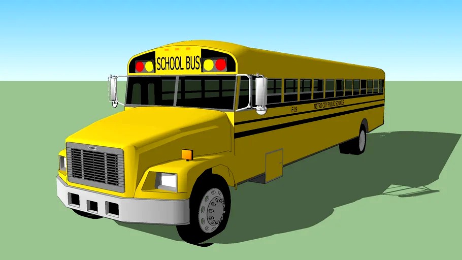 School Bus Freightliner FL70