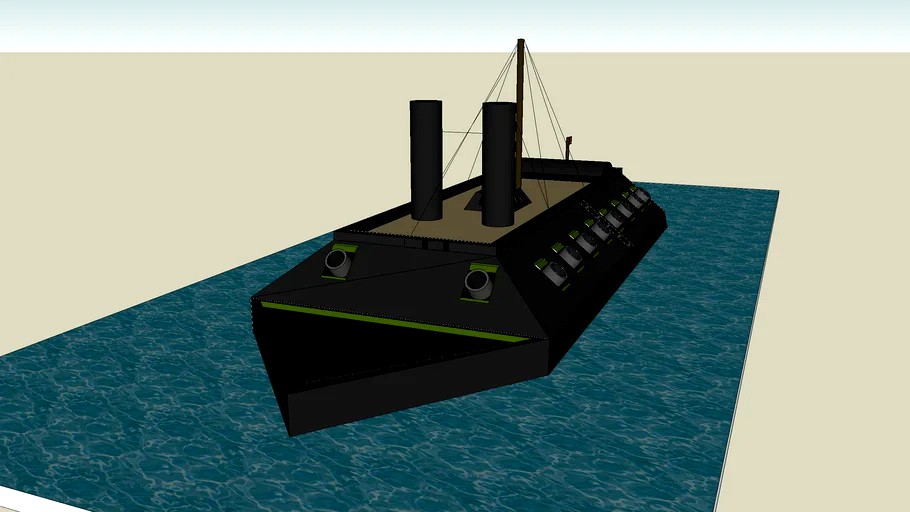 civil war gunboat