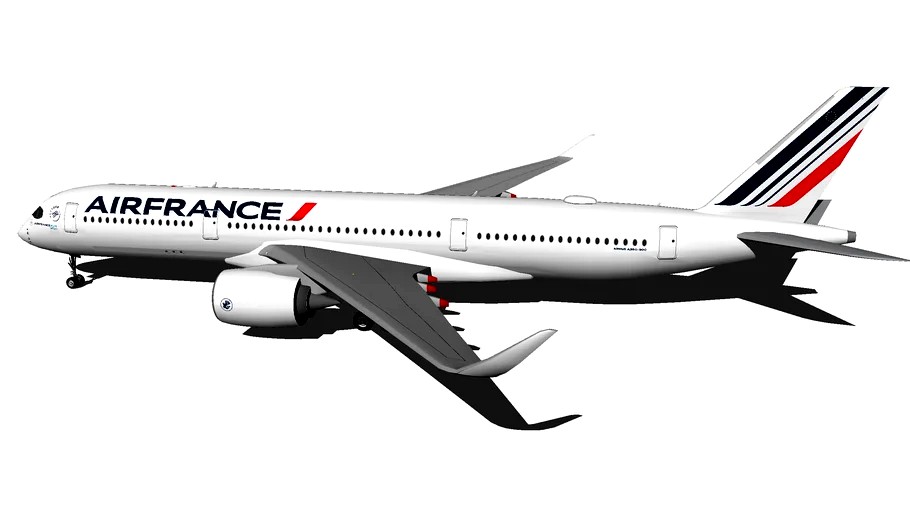 Air France Airbus A350-900 (2019) (Wi-Fi Dome)