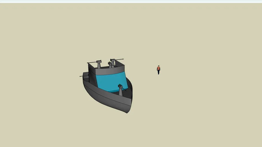 Military River Gunboat V.1