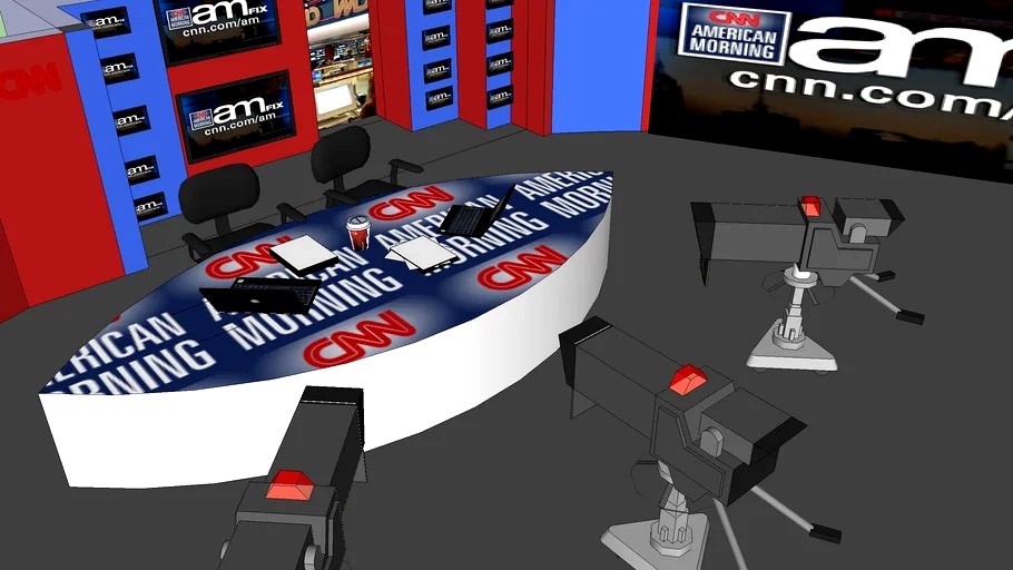 CNN's American Morning Set