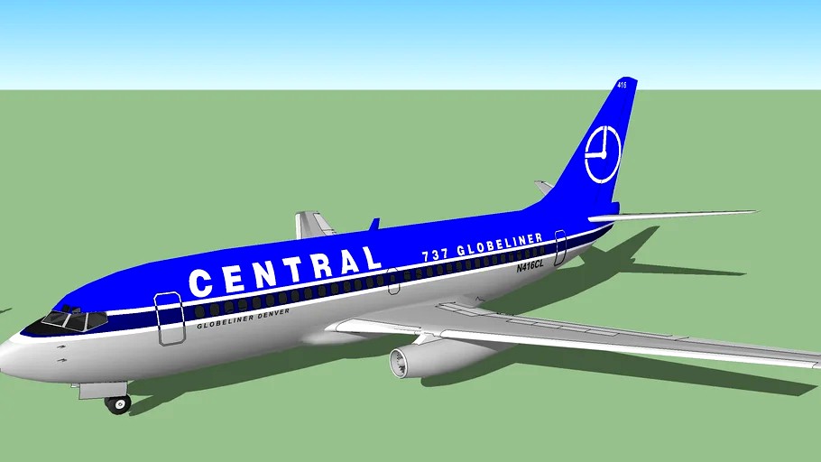 Central Air Lines (1972 FICTIONAL]) - Boeing 737-239/Adv