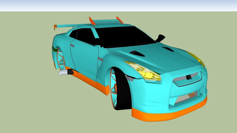 Tuned Nissan Skyline GTR (made by Gatfer77 d:D )