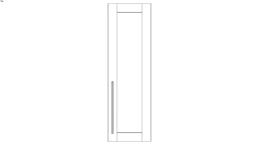 Wall Single Door 48Hx15D