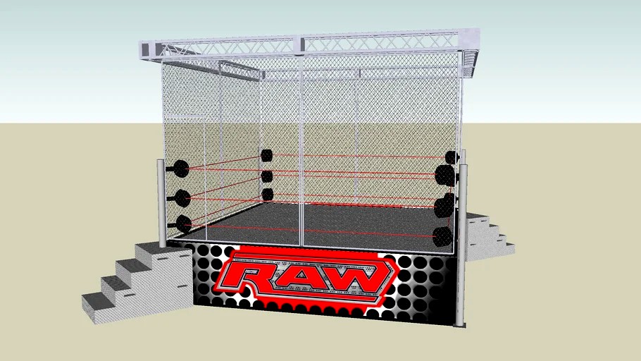 WWE RAW Steel Cage Match