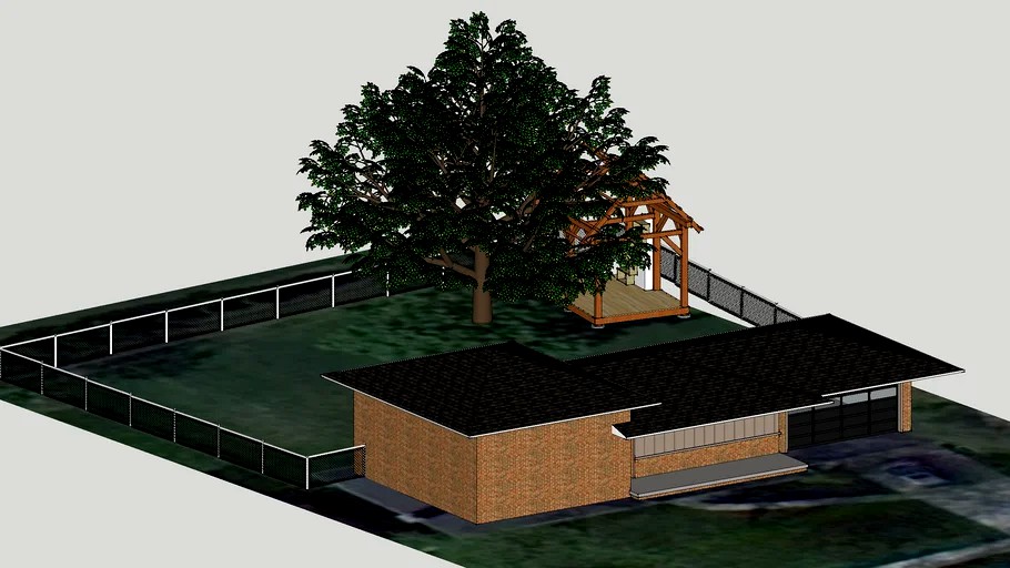 Timber Framed Woodshop - Purlin Roof