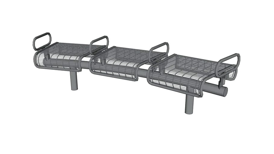 Plexus 3 Seat Bench