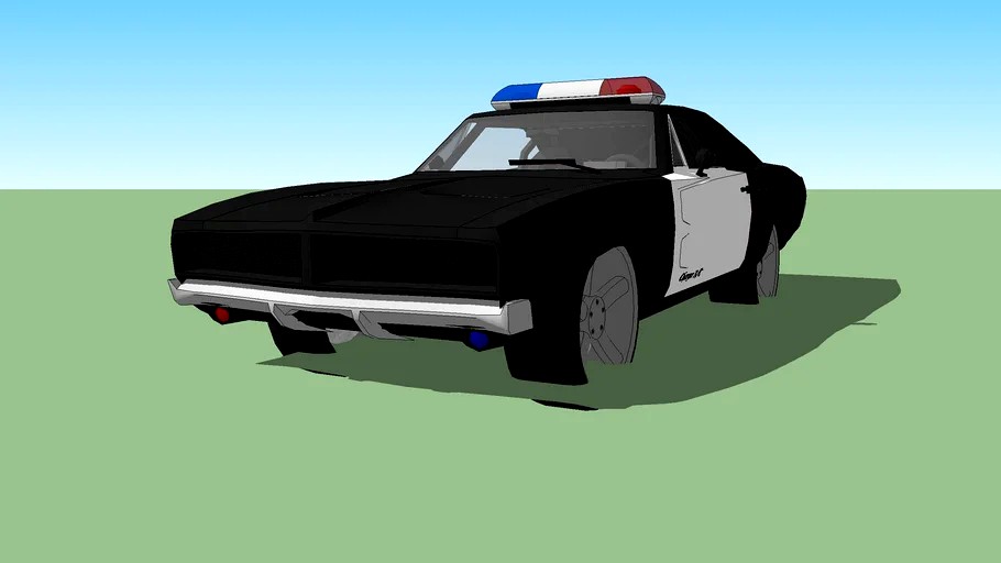 1969 Dodge Charger Police Car