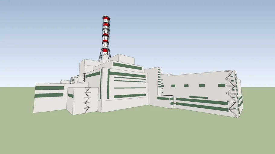 ЧАЭС 3d model