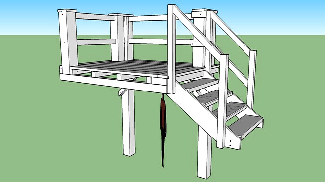 Balcone in legno