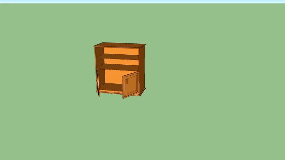 Cabnet/shelf combo