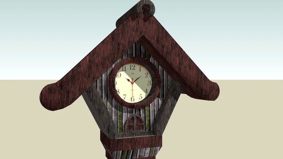 Reloj de cuco 3d model