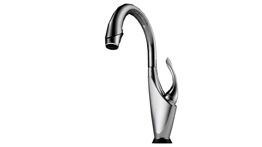 Vuelo Chrome Single Handle Pull-Down Kitchen Faucet with SmartTouch Technology by Brizo 64355LF-PC