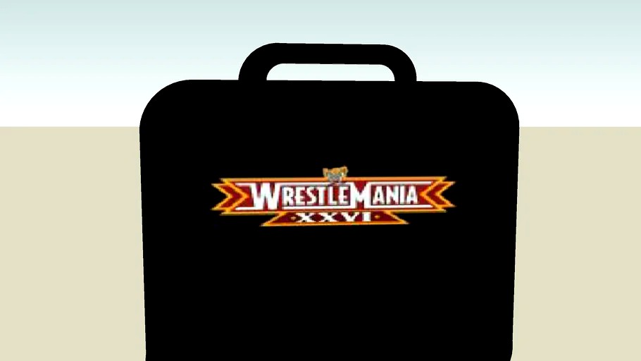 Wrestlemania 26 Money in the Bank Briefcase 3d model