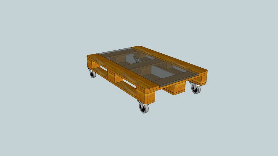 EURO PALLET COFFEE TABLE