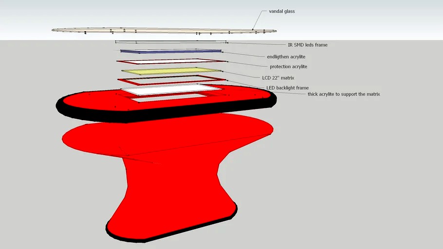 multitouch coffee table