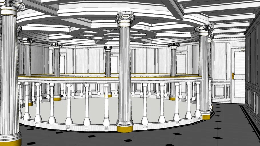 LUSITANIA DECK-BY-DECK C-DECK SECTION 4