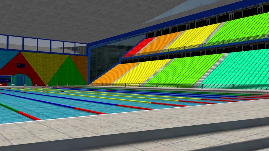 (Estadio Inventado) (Stadium Invented) Piscina olímpica- Olympic Swiming Pool