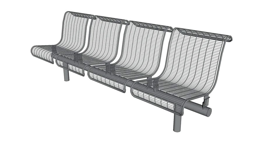 Plexus 4 Seat Bench
