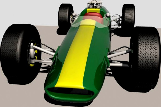 Lotus 25 3D Model