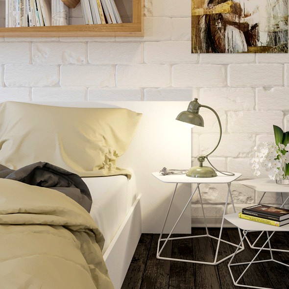 Realistic modern interior design