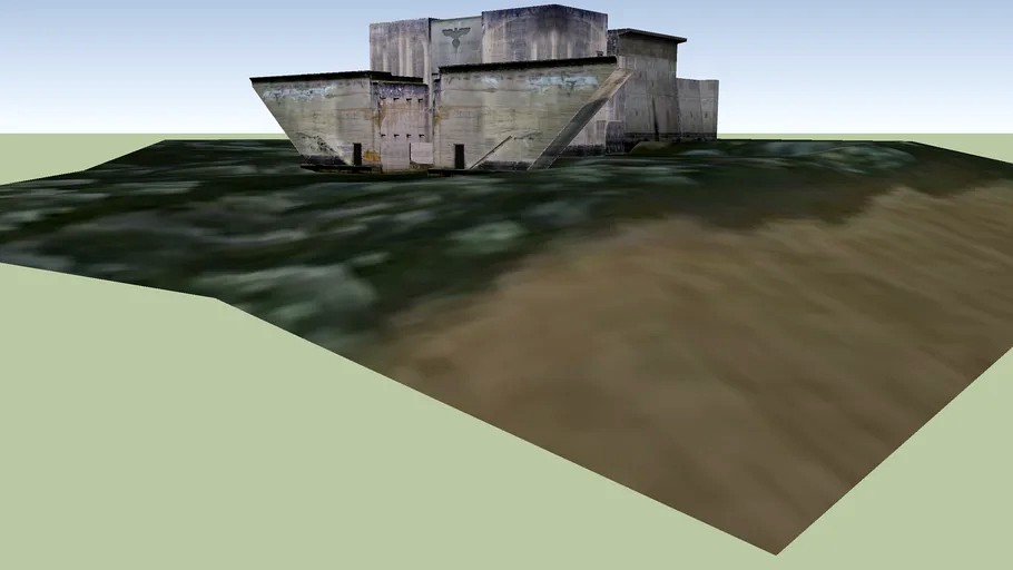 German ww2 Water Gate Leśniewo Górne