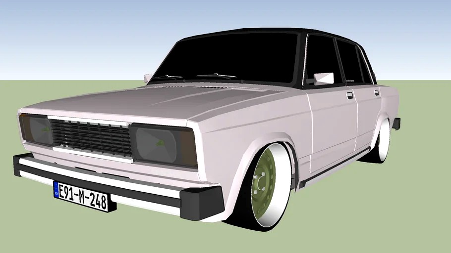 Ваз 2107 3d model