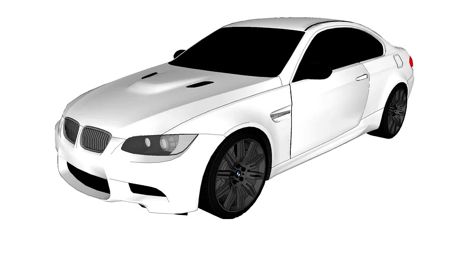 BMW E92 M3 White