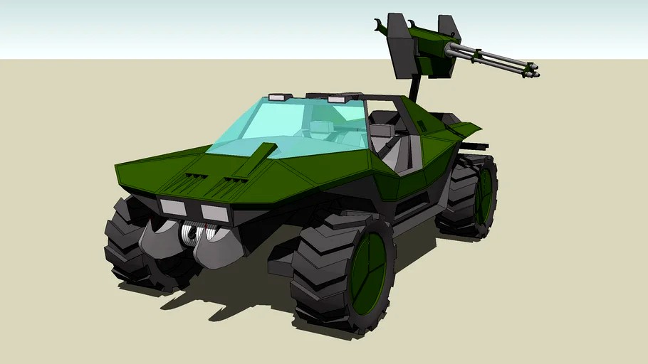 Halo Warthog 3d model