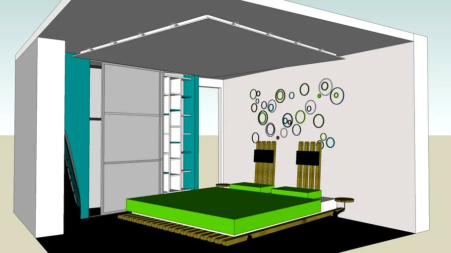 moderne slaapkamer, bedroom modern