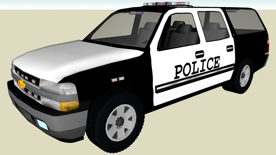 2000 Chevrolet Suburban Police