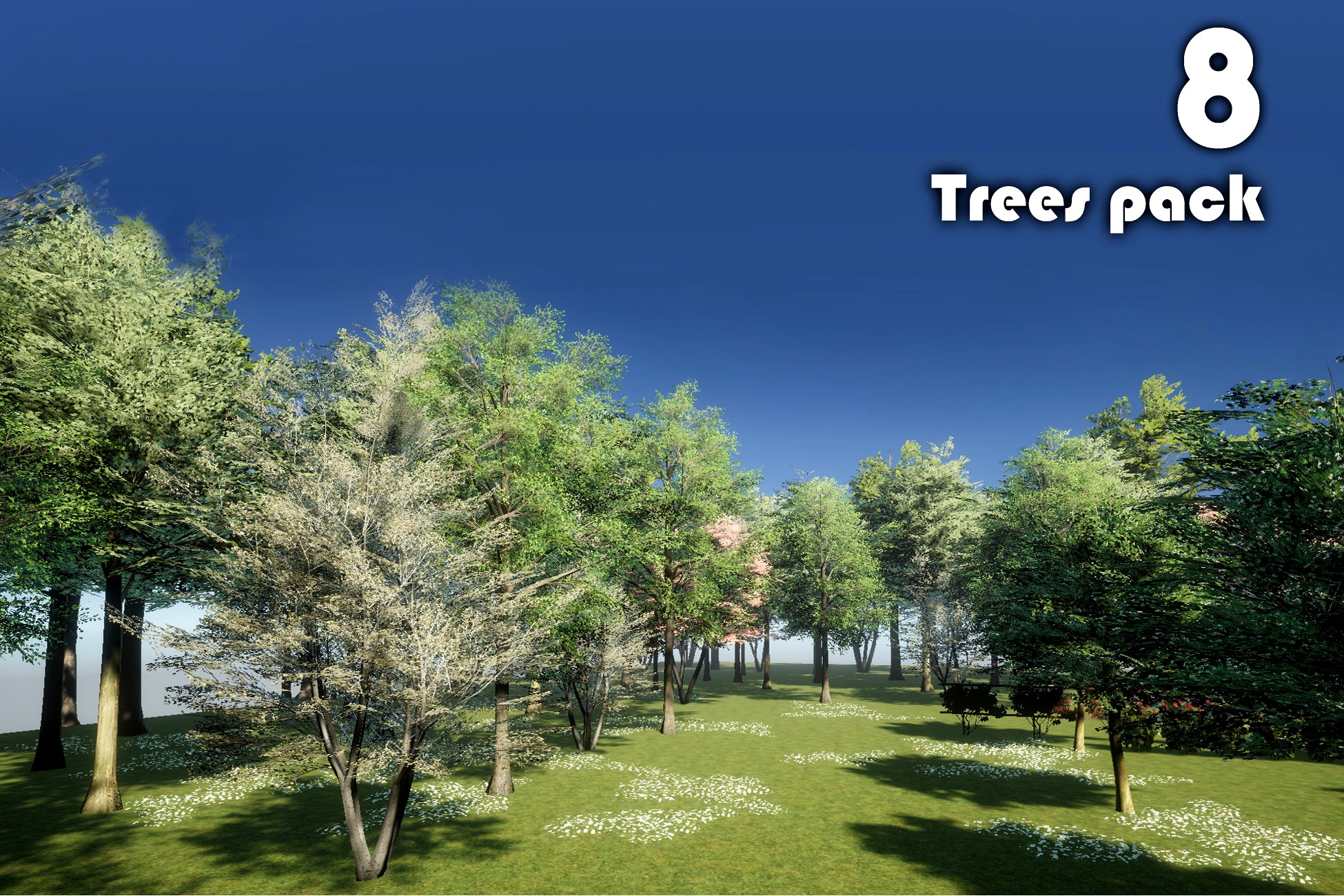 8 Trees pack