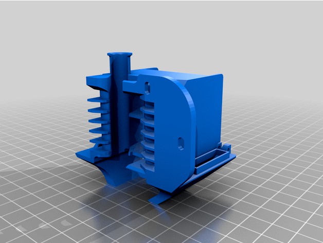 Micro Swiss Direct drive cooler for Ender 3 V2 by Driftrotor